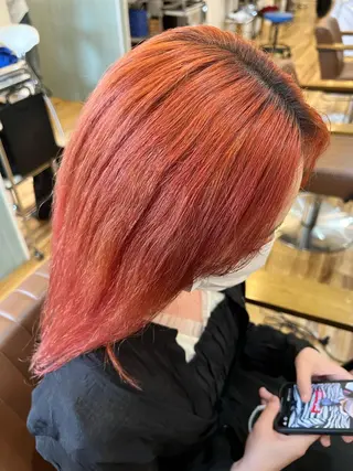 ロング カラー 🐰ハイトーンカラー 畠山 渡🐰のヘアスタイル