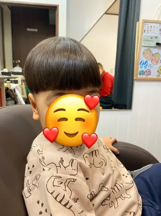 キッズ 河内山本駅近く エム ウォークのヘアスタイル
