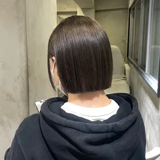 ショート カラー Koko . 🤍ボブ ✧*。のヘアスタイル