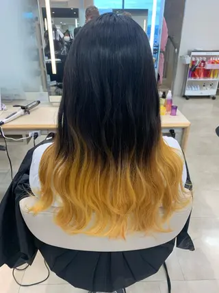 ロング カラー 暖色/ブリーチカラー 🎀 M i k uのヘアスタイル