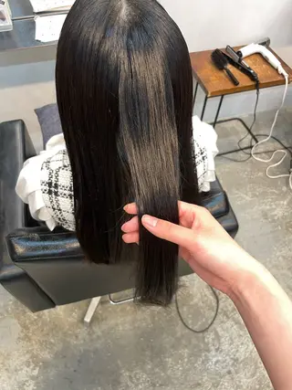 ロング cocoa🎀 透明感カラー/パーマのヘアスタイル