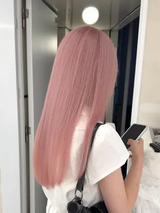 ロング カラー ブリーチ ハイトーン 特化🌈フジタハルキのヘアスタイル