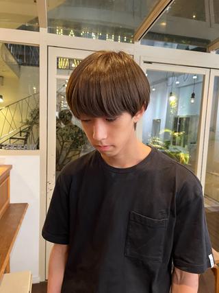 カラー メンズ くいた あやなのヘアスタイル