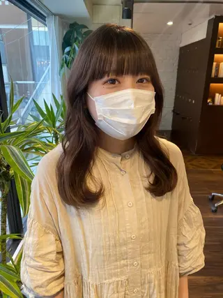 ロング カラー ヘアアレンジ レイヤーカット×髪質 改善🇰🇷シオリのヘアスタイル