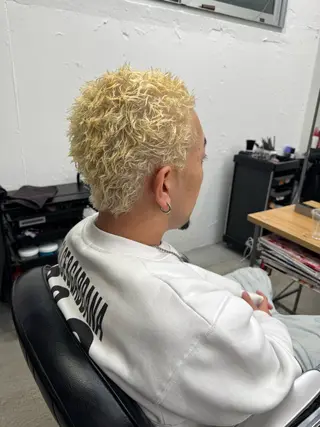 ショート カラー パーマ メンズ 💈メンズ特化💈 TASUKUのヘアスタイル