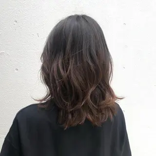 ミディアム カラー 黒澤 寛斗のヘアスタイル