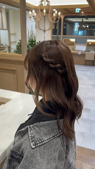 ヘアアレンジ 艶カラー👾ブリーチ なし暖色👾ユースケのヘアスタイル