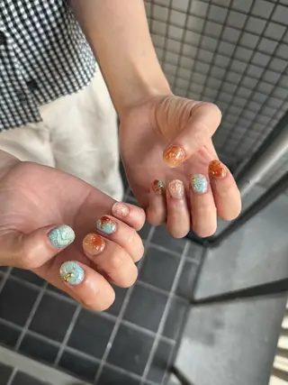 ネイル カエデ/ 海外ネイル🌺のネイルデザイン