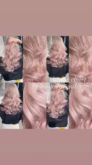 ロング カラー 💜ハイトーン💛 マジカルかいちゃんのヘアスタイル