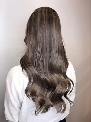 ロング カラー シールエクステ⭐️ オオミタクヤのヘアスタイル