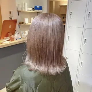 ミディアム カラー 美髪/透明感カラー reikoのヘアスタイル