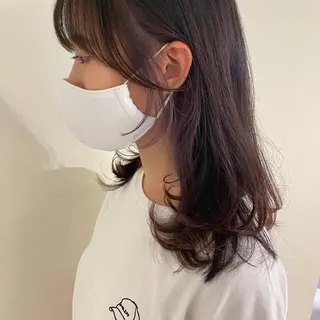 セミロング 🫧ツヤ髪個室美容室 安食茉莉🫧のヘアスタイル