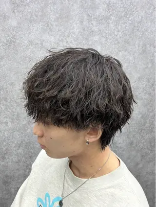 パーマ メンズ センターパート特化 🌹RIO🌹のヘアスタイル