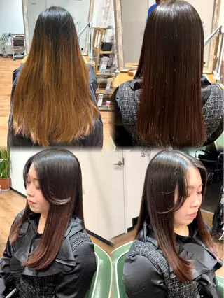 ロング カラー ✨ショート/ボブ 縮毛矯正✨アキラのヘアスタイル