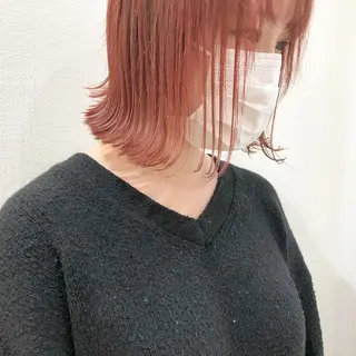 ショート カラー 横浜ブリーチムラ直し ハイトーン/ブリーチのヘアスタイル