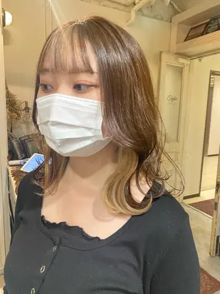 ミディアム カラー KAREN🕊️ 大宮美容室のヘアスタイル