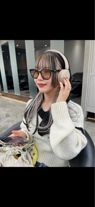 ロング 中野 光瑠のヘアスタイル