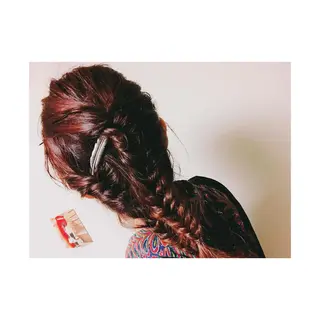 セミロング パーマ ヘアアレンジ くるくるパーマ aikoのヘアスタイル