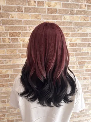 カラー 有村 実佑のヘアスタイル