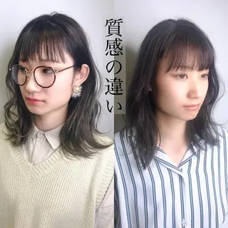 セミロング 苅北 泰輔のヘアスタイル