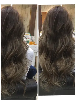 ロング 鷺谷 玲奈のヘアスタイル