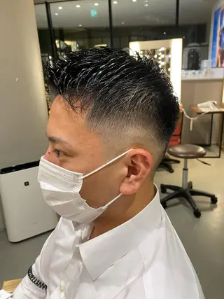 ショート メンズ unopulir 景山 凌のヘアスタイル