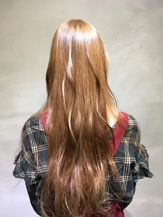 ロング カラー くまがい みゆ【edge.】のヘアスタイル