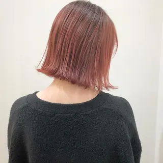 ショート カラー 横浜ブリーチムラ直し ハイトーン/ブリーチのヘアスタイル