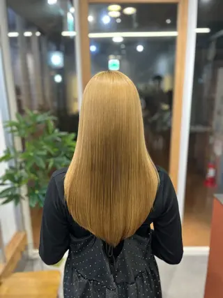 ロング 冨田 悠稀/ 髪質改善縮毛&カラーのヘアスタイル