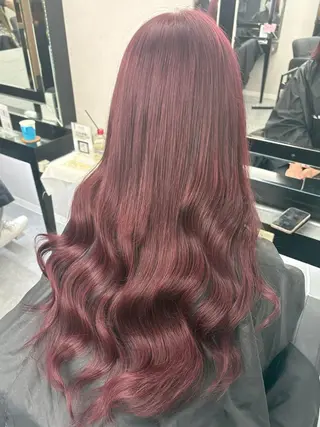 ロング カラー ベルグロー アルファのヘアスタイル
