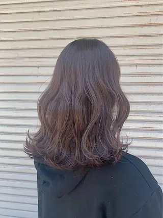 セミロング 國生 香織のヘアスタイル