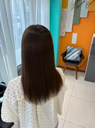 セミロング 池田 綾香のヘアスタイル