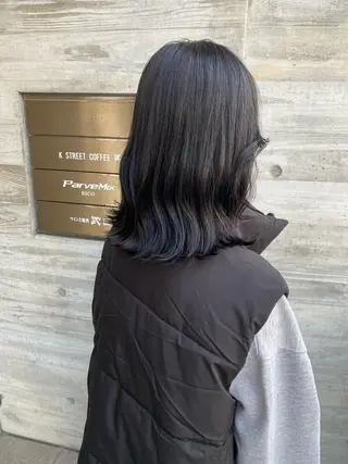 ミディアム Okamura Chisatoのヘアスタイル