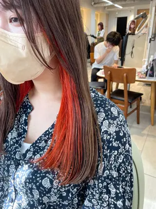 セミロング カラー 樋口 将輝のヘアスタイル