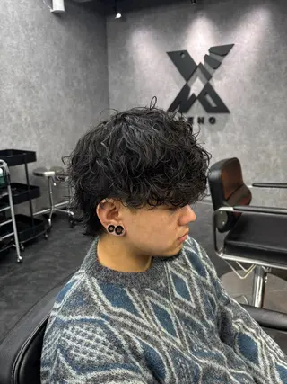 パーマ メンズ シャドウパーマ特化 🩵Chisatoのヘアスタイル