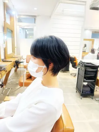 ショート 👑銀座ショート/ 絶壁補正/金子涼👑のヘアスタイル