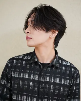ショート パーマ メンズ 渡辺 涼雅のヘアスタイル