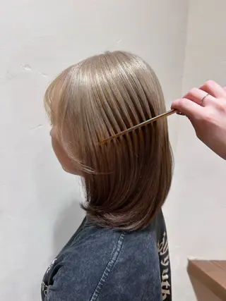ミディアム カラー 大髙 まりののヘアスタイル