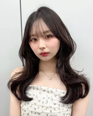 カラー 赤み消し🏹上品甘め トレンドカラー/横浜のヘアスタイル