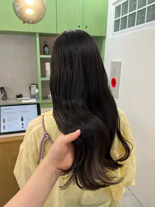 ロング 似合わせボブ solua上本町のヘアスタイル