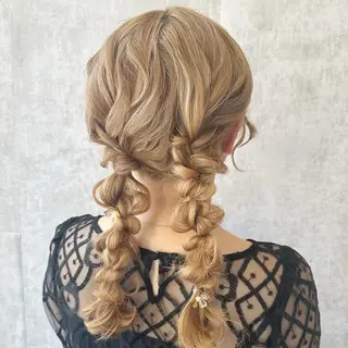 ヘアアレンジ 🍑透明感カラー 🍑chizuruのヘアスタイル