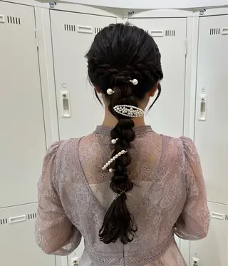 ヘアアレンジ ヘアアレンジ/ベー ジュchiakiのヘアスタイル
