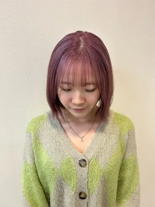 カラー morio コトミのヘアスタイル