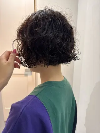 ショート パーマ aya/パーマ ボブ/ショートのヘアスタイル