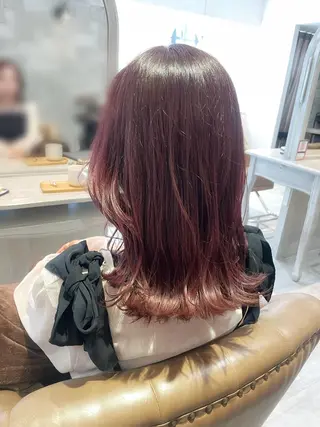 ミディアム 菅野 凪紗のヘアスタイル
