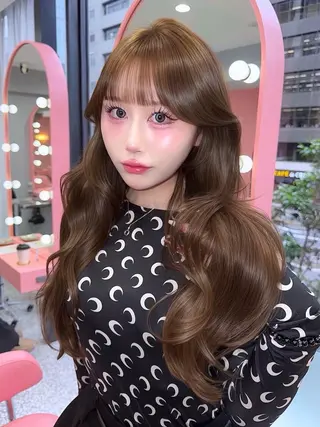 ロング カラー みうる🎀透明感艶髪 🫧レイヤーカットのヘアスタイル