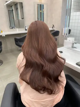 ロング 🤍透明感カラー/ 韓国レイヤー🤍のヘアスタイル