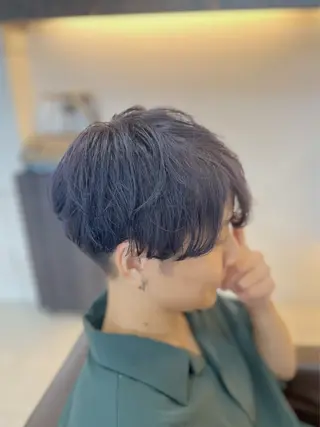 カラー メンズ 草薙メンズ縮毛矯正 💫緒方美柚のヘアスタイル
