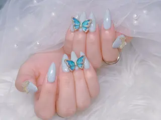 ロング カラー hiro koのネイルデザイン