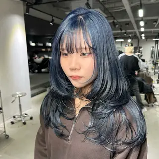 セミロング 心斎橋 韓国レイヤ ー指名No.1renのヘアスタイル